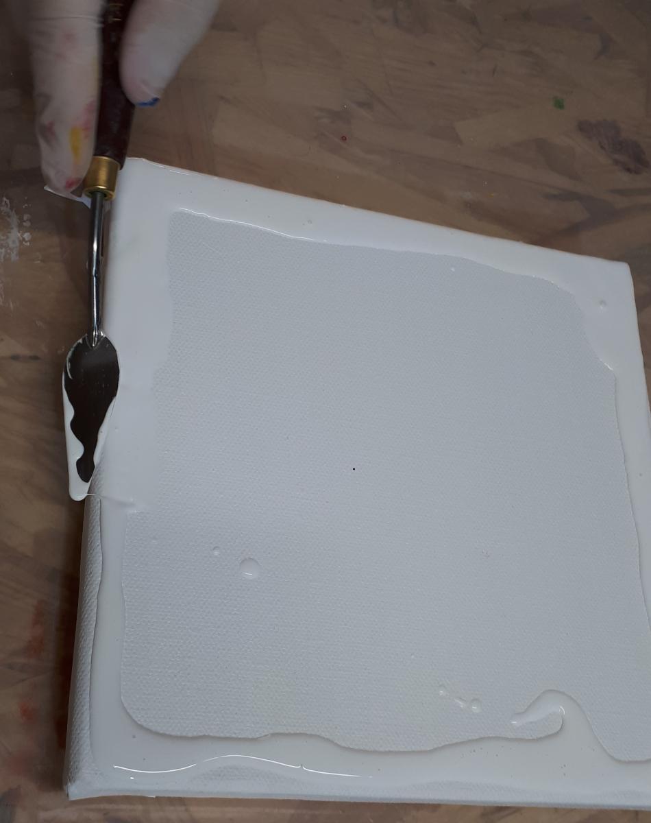acrylique pouring Négative Space painturoo 2